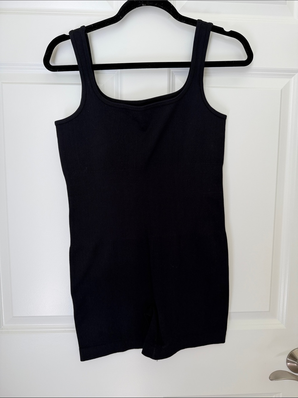 Black Ribbed Romper - NWOT - Picture 5 of 5